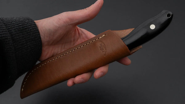 MOKI Berg Fixed Blade Linen Micarta Handle Product vendor