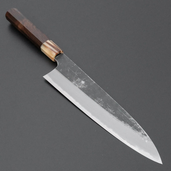 Hitohira Togashi Blue #2 Kurouchi Gyuto 240mm Ebony Handle Product vendor