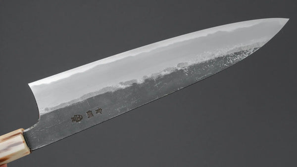 Hitohira Togashi Blue #2 Kurouchi Gyuto 240mm Ebony Handle Product vendor