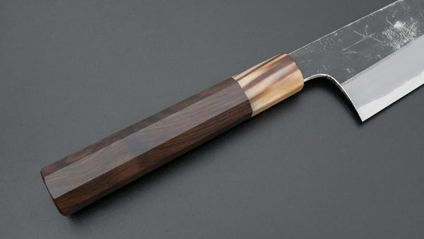 Hitohira Togashi Blue #2 Kurouchi Gyuto 240mm Ebony Handle Product vendor