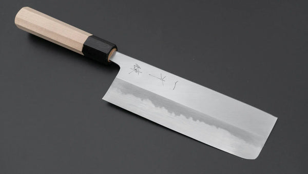 Hitohira Tanaka Ren White #2 Nakiri 180mm Ho Wood Handle Product vendor