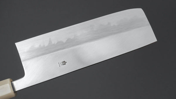 Hitohira Tanaka Ren White #2 Nakiri 180mm Ebony Handle Product vendor