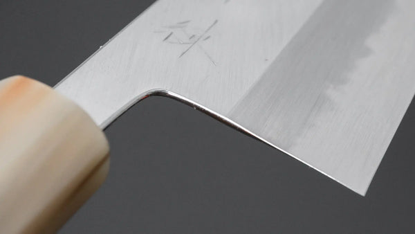 Hitohira Tanaka Ren White #2 Nakiri 180mm Ebony Handle Product vendor