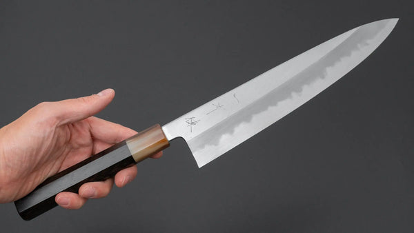 Hitohira Tanaka Ren White #2 Gyuto 240mm Ebony Handle Product vendor