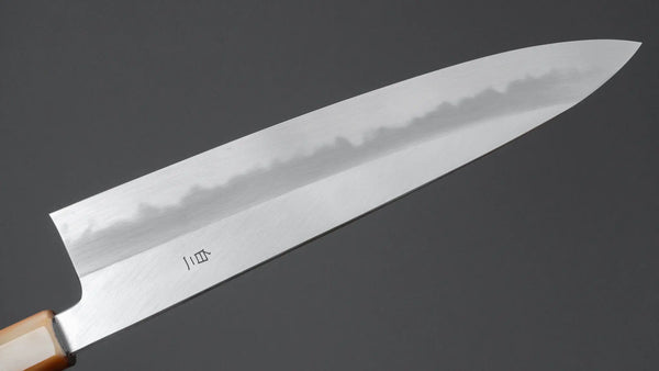 Hitohira Tanaka Ren White #2 Gyuto 240mm Ebony Handle Product vendor