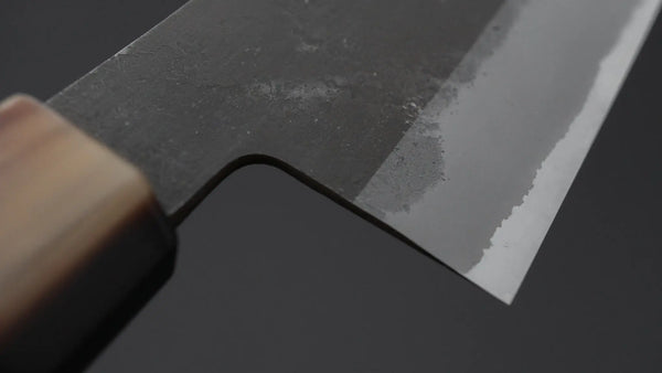 Hitohira Hinode Nashiji White #2 Stainless Clad Santoku 180mm Ebony Handle Product vendor