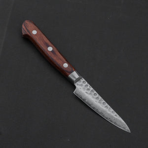 Hitohira HG Tsuchime Damascus Paring 85mm Imitation Mahogany Handle Product vendor