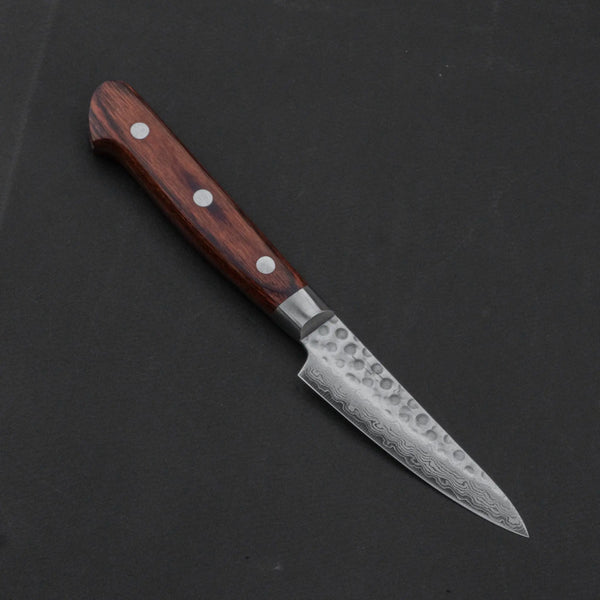 Hitohira HG Tsuchime Damascus Paring 85mm Imitation Mahogany Handle Product vendor