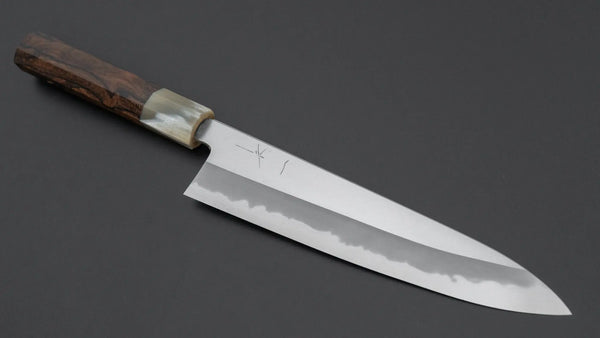Hitohira Tanaka Kyuzo Blue #1 Migaki Gyuto 210mm Taihei Makassar Ebony Handle Product vendor