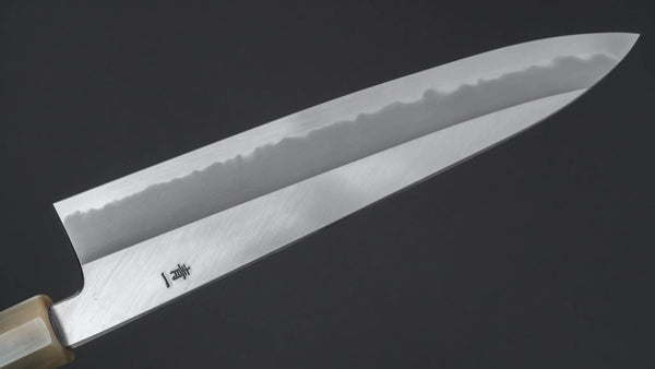 Hitohira Tanaka Kyuzo Blue #1 Migaki Gyuto 210mm Taihei Makassar Ebony Handle Product vendor