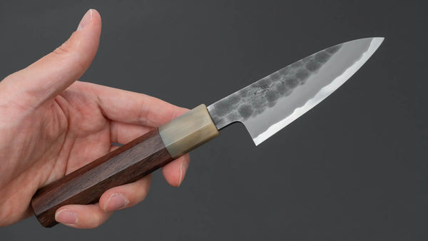 Hitohira Hinode Tsuchime White #2 Stainless Clad Paring 90mm Taihei Wood Handle Product vendor
