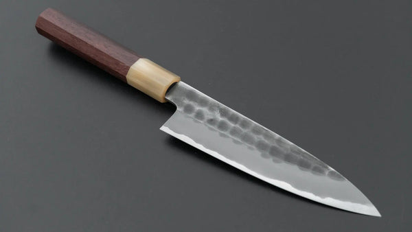 Hitohira Hinode Tsuchime White #2 Stainless Clad Petty 135mm Taihei Wood Handle Product vendor