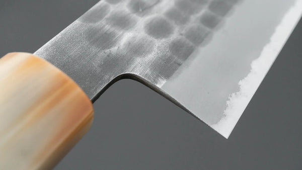 Hitohira Hinode Tsuchime White #2 Stainless Clad Nakiri 165mm Taihei Wood Handle Product vendor
