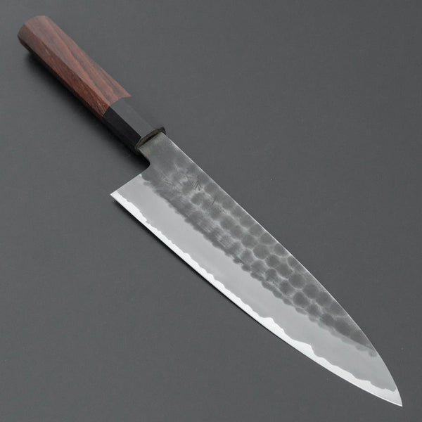 Hitohira Hinode Tsuchime White #2 Stainless Clad Gyuto 210mm Taihei Wood Handle Product vendor