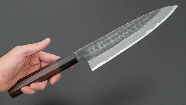 Hitohira Hinode Tsuchime White #2 Stainless Clad Gyuto 210mm Taihei Wood Handle Product vendor