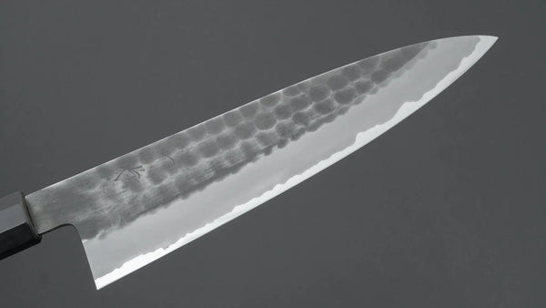 Hitohira Hinode Tsuchime White #2 Stainless Clad Gyuto 210mm Taihei Wood Handle Product vendor