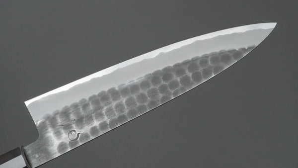 Hitohira Hinode Tsuchime White #2 Stainless Clad Gyuto 210mm Taihei Wood Handle Product vendor