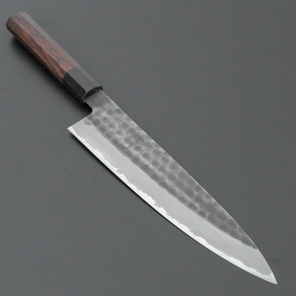 Hitohira Hinode Tsuchime White #2 Stainless Clad Gyuto 240mm Taihei Wood Handle Product vendor