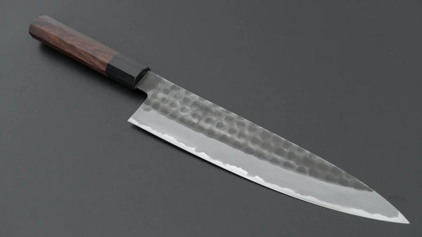 Hitohira Hinode Tsuchime White #2 Stainless Clad Gyuto 240mm Taihei Wood Handle Product vendor