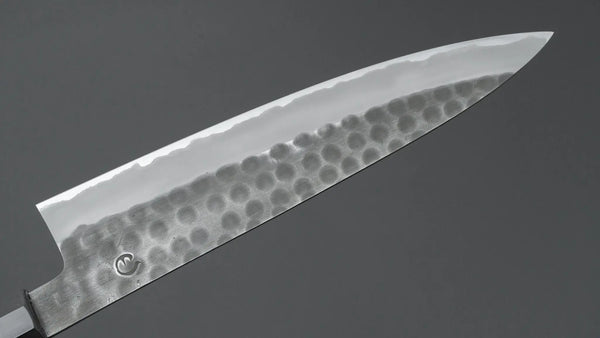 Hitohira Hinode Tsuchime White #2 Stainless Clad Gyuto 240mm Taihei Wood Handle Product vendor