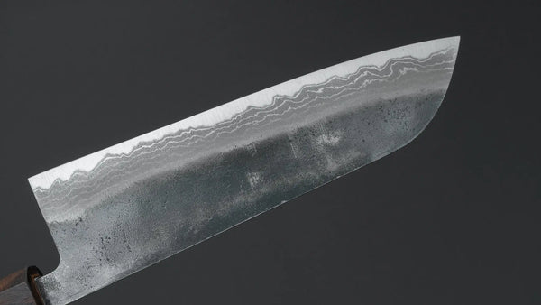 Hitohira Echizen NB White #2 Kurouchi Damascus Santoku 170mm Walnut Handle (Ziricote Ferrule) Product vendor