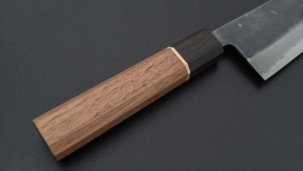 Hitohira Echizen NB White #2 Kurouchi Damascus Santoku 170mm Walnut Handle (Ziricote Ferrule) Product vendor