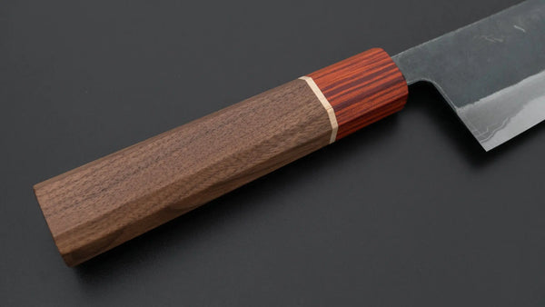 Hitohira Echizen NB White #2 Kurouchi Damascus Santoku 170mm Walnut Handle (Rengas Ferrule) Product vendor