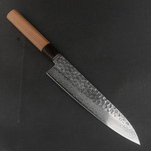 Hitohira HG Tsuchime Damascus Gyuto 210mm Cherry Wood Handle Product vendor