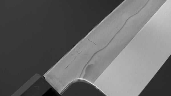 Hitohira Togashi White #1 Sanbonsugi Mizu Honyaki Gyuto 240mm Ziricote Handle (#122/ Saya) Product vendor