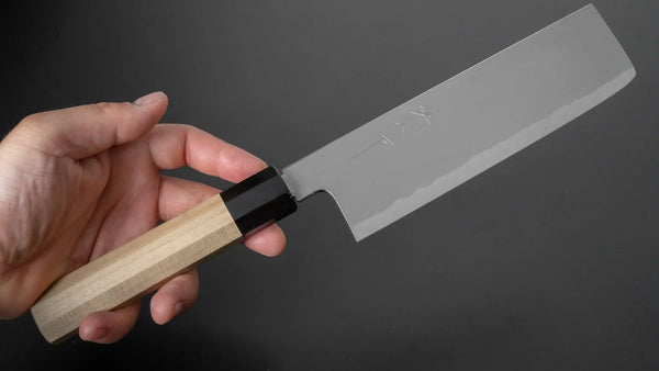 Tetsujin Blue #2 Kasumi Nakiri 180mm Ho Wood Handle Product vendor