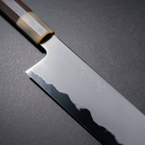 Tetsujin Blue #2 Kasumi Gyuto 240mm Taihei Makassar Ebony Handle Product vendor