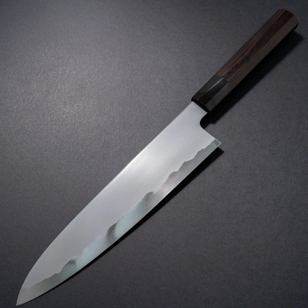 Tetsujin Blue #2 Kasumi Gyuto 240mm Taihei Makassar Ebony Handle Product vendor
