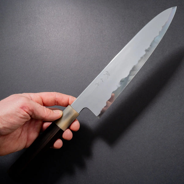 Tetsujin Blue #2 Kasumi Gyuto 240mm Taihei Makassar Ebony Handle Product vendor