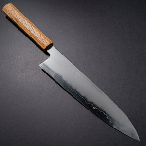 Tetsujin Silver #3 Kasumi Gyuto 240mm Riisgaard Oak Handle Product vendor
