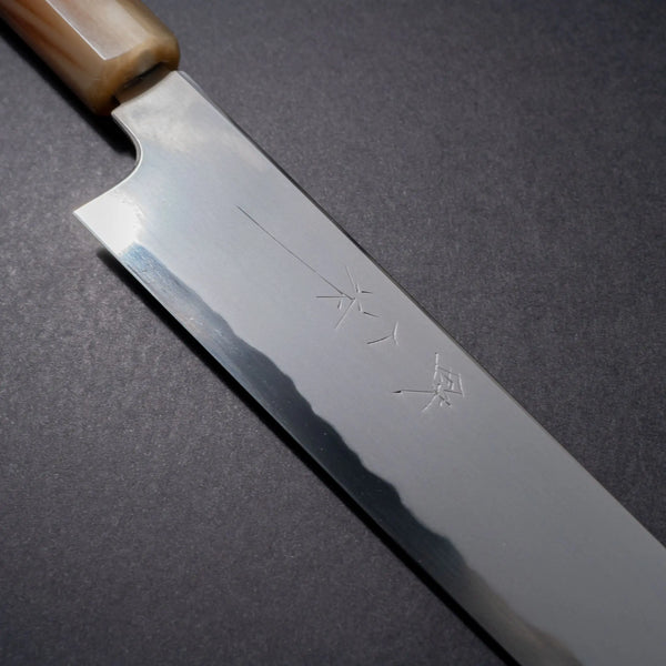 Tetsujin Blue #2 Kasumi Kiritsuke Sujihiki 210mm Riisgaard Blackwood Handle Product vendor