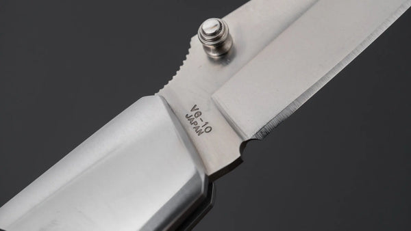 MOKI Kingfisher Folding Knife Linen Micarta Handle Product vendor