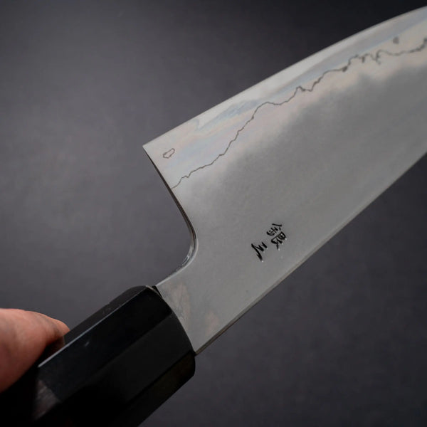 Tetsujin Silver #3 Kasumi Santoku 180mm Taihei Makassar Ebony Handle Product vendor
