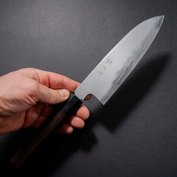 Tetsujin Silver #3 Kasumi Santoku 180mm Taihei Makassar Ebony Handle Product vendor