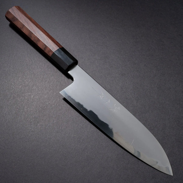 Tetsujin Blue #2 Kasumi Santoku 180mm Taihei Resewood Handle Product vendor