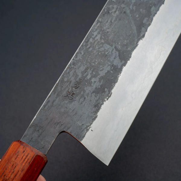Isamitsu White #1 Stainless Clad Kurouchi Nakiri 180mm Riisgaard Handle Product vendor