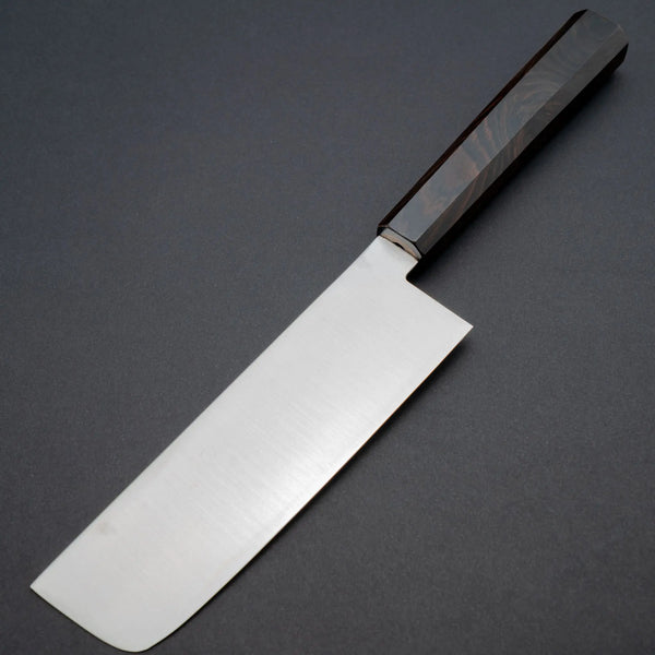 Hitohira Imojiya TH Stainless Nakiri 160mm Ebony Handle (Wa) Product vendor