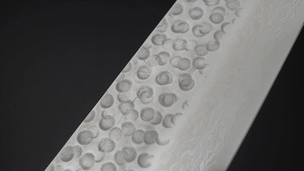 Hitohira HG Tsuchime Damascus Gyuto 240mm Walnut Handle Product vendor