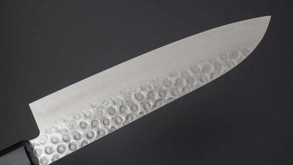 Hitohira HG Tsuchime Damascus Santoku Walnut Handle Product vendor