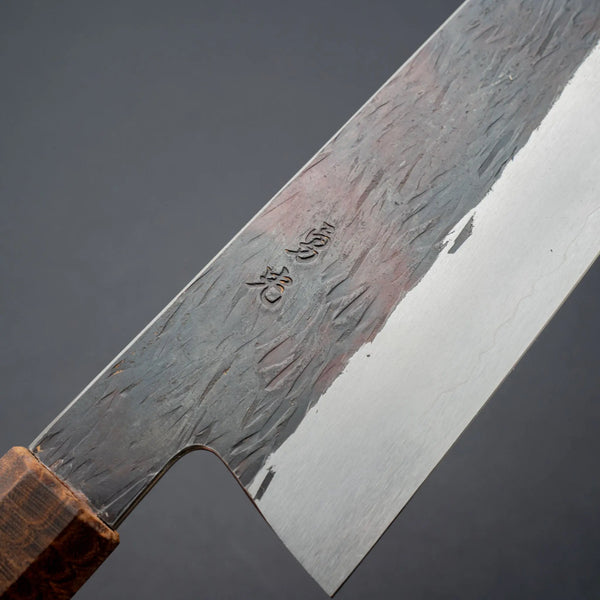Isamitsu White #1 Stainless Clad Kurouchi Gyuto 195mm Laburnum Handle Product vendor