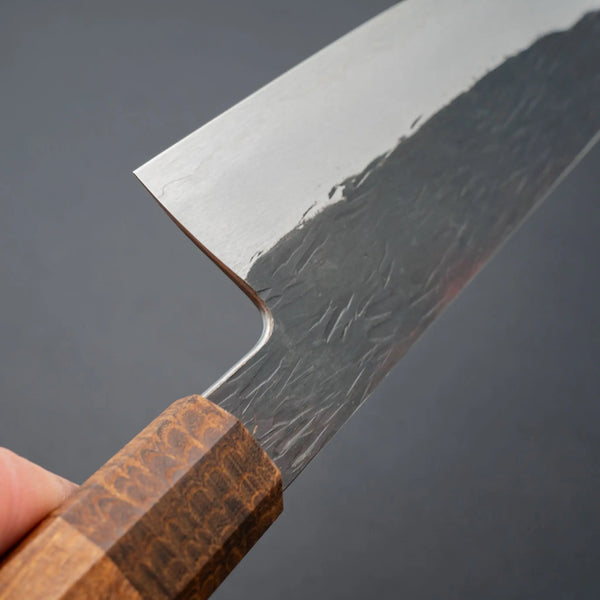 Isamitsu White #1 Stainless Clad Kurouchi Gyuto 195mm Laburnum Handle Product vendor