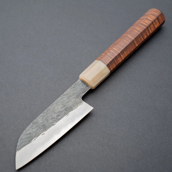 Isamitsu White #1 Stainless Clad Kurouchi Paring 90mm Riisgaard Handle Product vendor