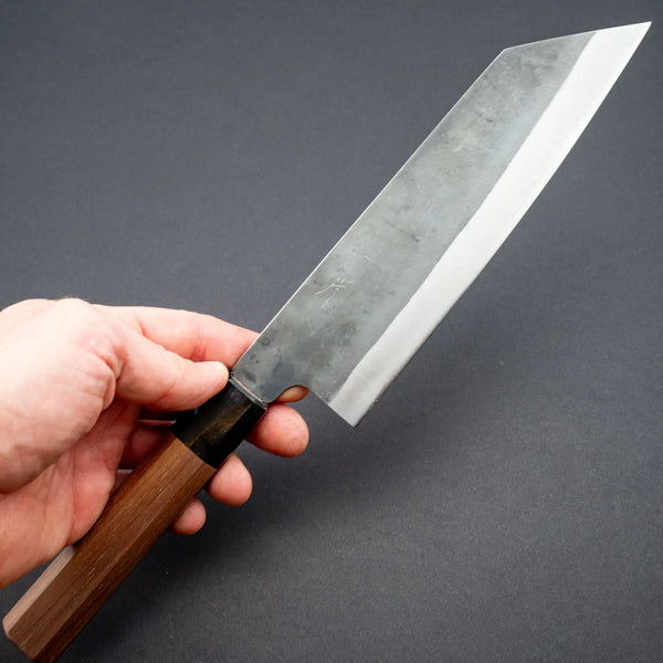 Hitohira Hizen Kurouchi Blue #1 Stainless Clad Bunka 190mm Walnut Product vendor