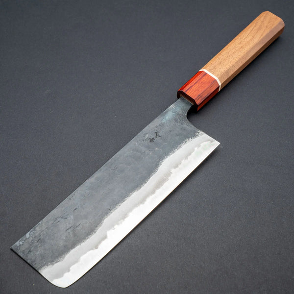Hitohira Tosa Kurouchi Blue #2 Nakiri 170mm Walnut Handle (Rengas Ferrule) Product vendor