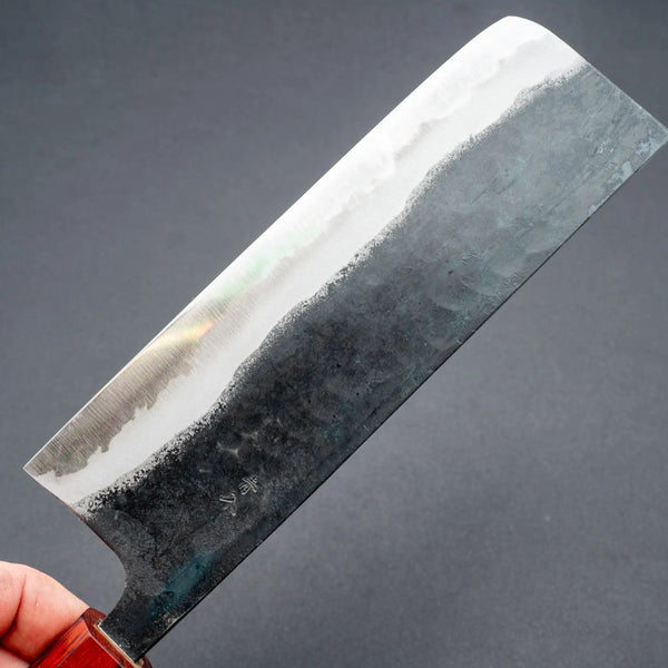 Hitohira Tosa Kurouchi Blue #2 Nakiri 170mm Walnut Handle (Rengas Ferrule) Product vendor