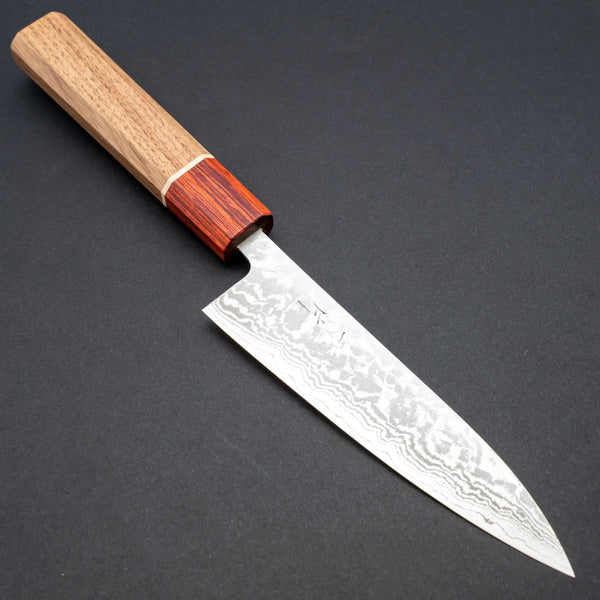 Hitohira Setsu Forged VG-10 Damascus Petty 140mm Walnut Handle (Rengas Ferrule) Product vendor